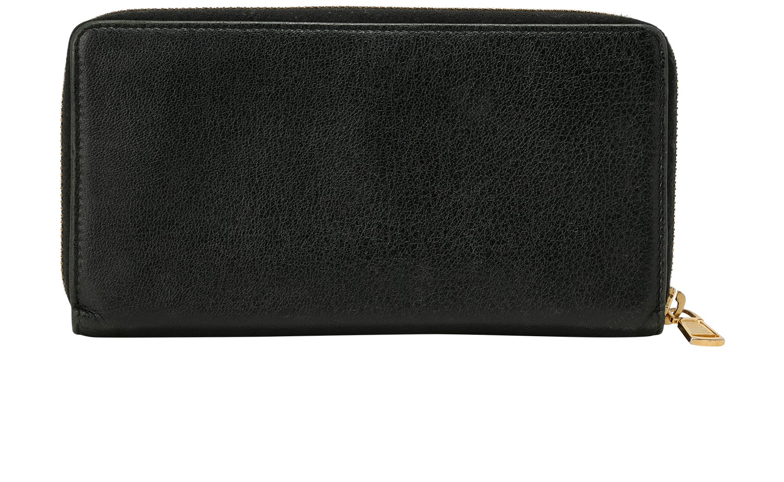 Saint Laurent Zipped Purse, &pound;195, Accessories, Black, Leather, Back view